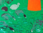 080325_ducks_24x36_acrylic on canvas_andreaschoening_medium